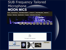 Tablet Screenshot of moonmics.com